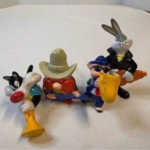 Vintage 1994 Warner Bros. Cartoon Band Action Figures Set